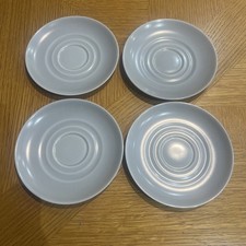 Branksome China Saucer Grey x 4