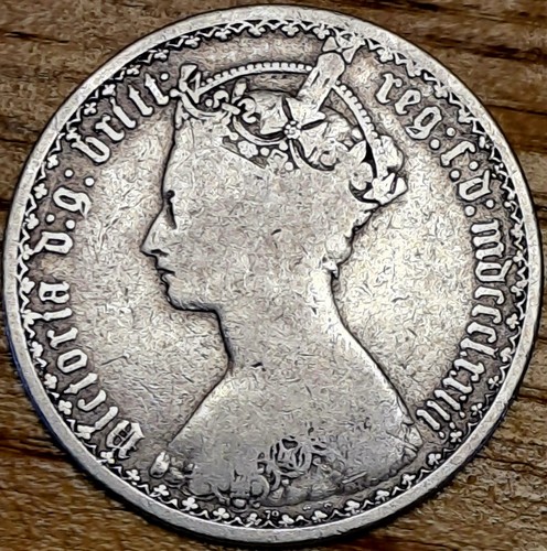 1873 victoria gothic florin - victoria,