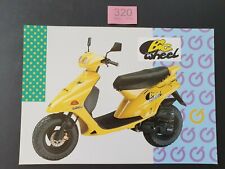 GARELLI BIG WHEEL 50cc MOTORCYCLE/SCOOTER BROCHURE D/SIDED SPEC TO REAR 3x LANG