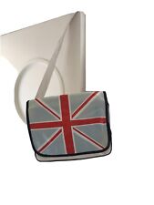 NEW Bag Bundle 3 X White & Pale Blue Union Jack Adjustable Shoulder Back Pockets