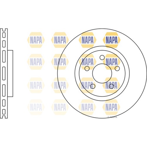 Brake discs vented - 2x,