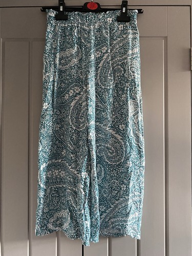 Primark wide legged turquoise - primark,