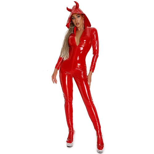Womens bodysuit shiny - bodysuit, patent