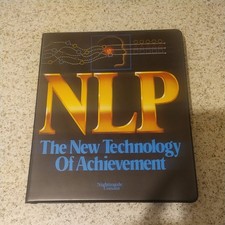 NLP  The New Technology Of Achievement cassette Audiobook Set Nightingale Conant
