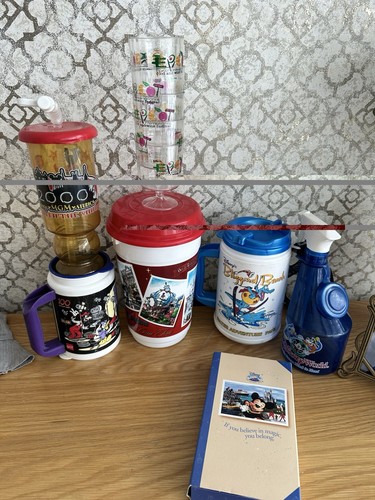 Disney world memorabilia - disney, drink