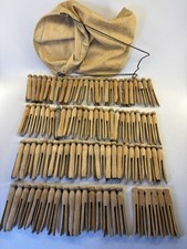 98 Vintage Wooden Clothes Pins