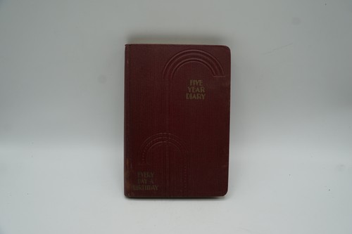 1935 five year diary every - diary, day