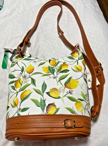 Valentina lemon print handbag - valentina,
