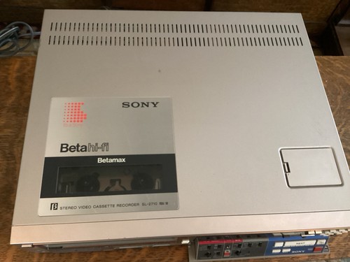 Sony betamax 2710 - sony, sl-2710