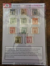 Nazi German NSDAP Official Members Postage stamp 1938 to 1942