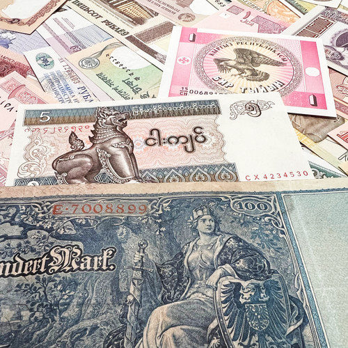 100 year old banknotes - year,