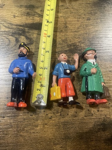 Vintage tintin pvc figurines - pvc,