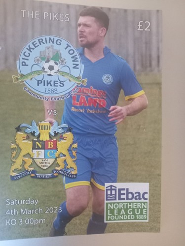 Football programme pickering - programme:,