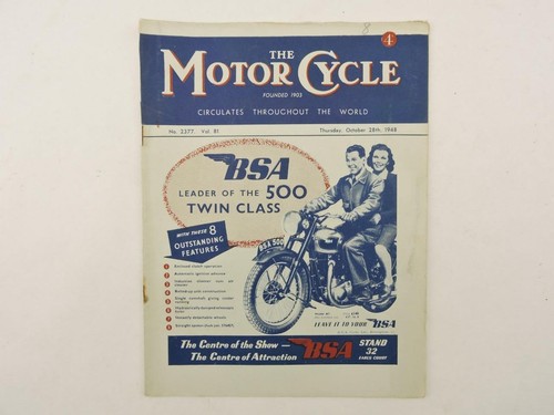 October 1948 the motorcycle - 1948,