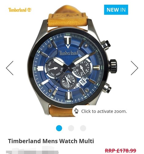 Mens timberland watch new - timberland,