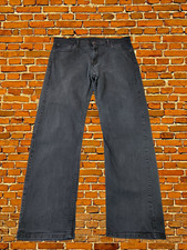 MENS LEVI'S W36 L32 BLUE/BLACK VINTAGE BLACK LABEL RED TAB STRAIGHT JEANS 36X32