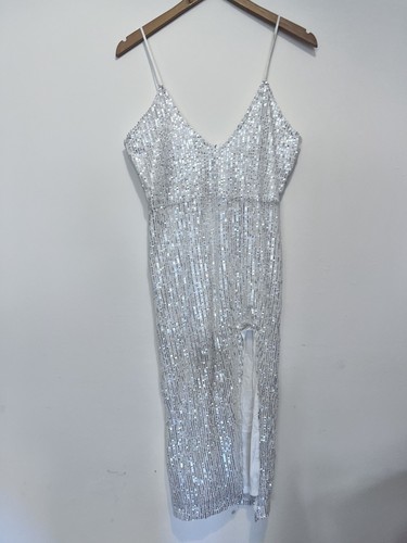 Formal sparkly sequins white - formal,