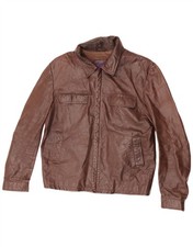 Zara mens leather - mens, jacket