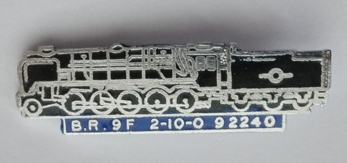 Steam train loco 9f - b.r.,