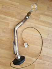 Motorcycle link pipe man cave lamp Table lamp light