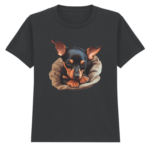 Miniature pinscher puppy dog - pinscher,