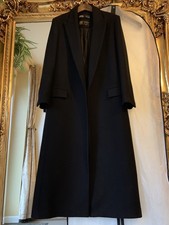 ZARA Full Long Length Premium Quality Manteco Wool Breasted Trench Military Coat