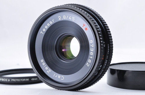 Contax carl zeiss tessar 45mm - contax,