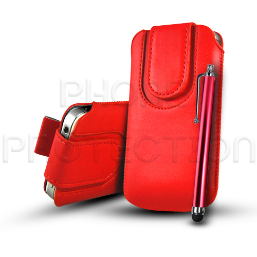 Magnetic close leather pull - magnetic,