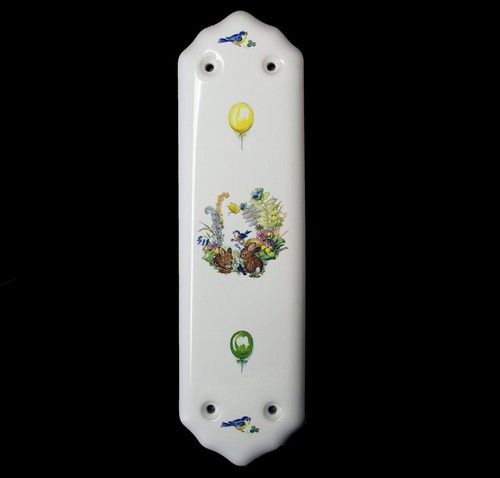 White porcelain fingerplate - white,