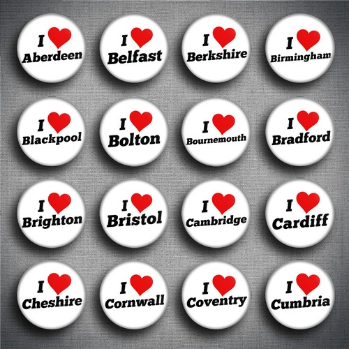 Love pin badges uk - love,