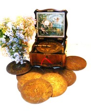 Antique disc playing - "antique,