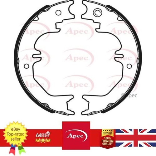 Parking brake shoe set - brake, for