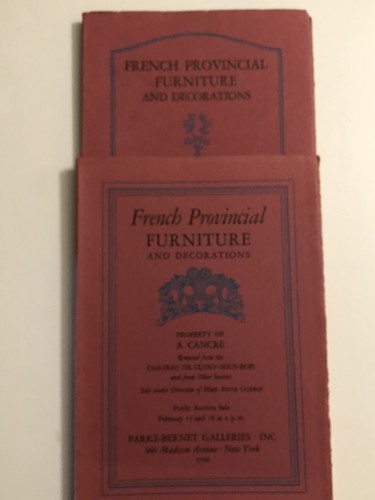 Parke bernet french provincial - bernet,
