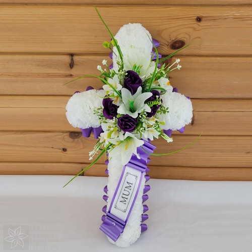 Funeral flowers cross - flowers,