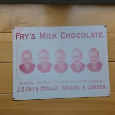 Iconic Fry's Chocolate Five Boys Advertising metal sign