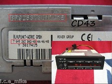 BMW BUSINESS BLAUPUNKT ROVER CD23 CD43 RADIO CD PLAYER DECODE CODE SERVICE 25 45