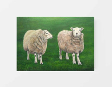 Original  Sheep in a Field on
