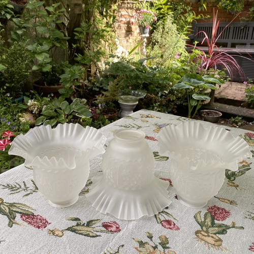 Set frosted fluted bell - frosted,