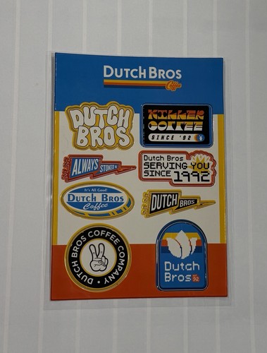 Ultra rare dutch bros sticker - dutch,
