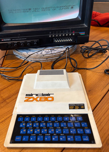 Vintage sinclair zx80 computer - sinclair,