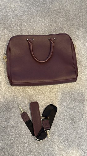 Zara man burgundy briefcase - burgundy,