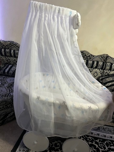 Wicker baby moses basket with - wicker,