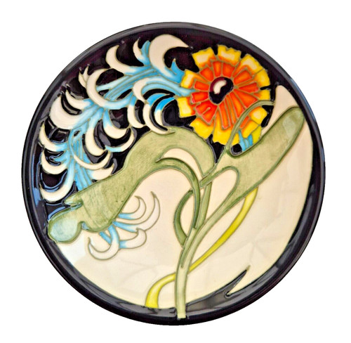 Moorcroft lily plume pin dish - lily,