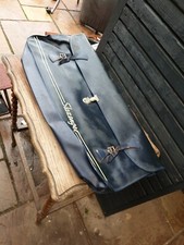 Slazenger Cricket Bag Vintage - Retro 1960's Navy blue Leather vintage 