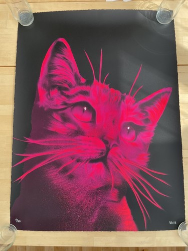 David speed cat art print - cat,
