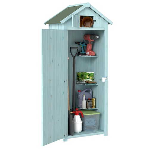 Outsunny wooden garden storage - garden,