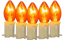 Box of 25 C7/C-7 Orange/Amber