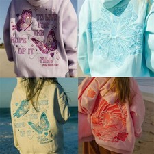 Women's Palm Embroidery Hoodie