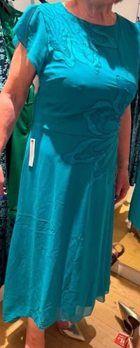 Phase eight green satin - satin, floral