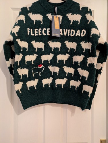 Joules green fleece navidad - green,